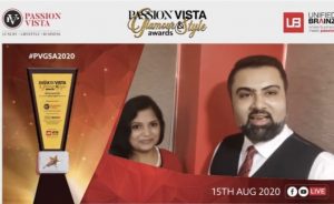 Passion Vista an International Luxury, Lifestyle and Business magazine organized the first of its kind Virtual Passion Vista Glamour and Style Awards