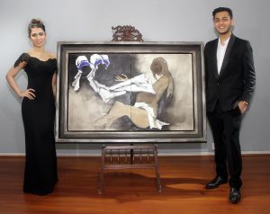 Abeer Vivek Abrol , happens to be the youngest bidder of 21years age , at the solo “Husain” auction. He became the proud owner of 1980 painting “Mother Teresa in Benevolence” with his winning bid from the celebrated artist MF Husain’s Mother Teresa collection.